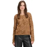 Cartoon Strickjacke Damen Braun 44