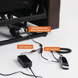 luxuskollektion Fernsehsessel elektrisch verstellbar mit Aufstehhilfe und