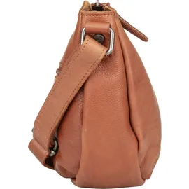 The Chesterfield Brand Clarita Umhängetasche Baumwolle/Leder Cognac