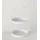 Boltze Etagere Joko 2 Ebenen Eisen H 44 cm Ø 26cm weiß