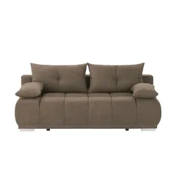 Schlafsofa  Gala ¦ braun ¦ Maße (cm): B: 208 H: 92 T: 102