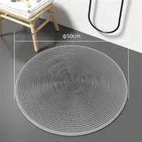 Silikon-massagematte – Komfort Und Sicherheit Für Ihr Badezimmer – 50 Cm Extra Groß, Grau