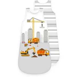 Herding Baby Schlafsack Baustelle Grau 90