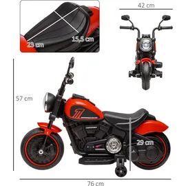 Homcom Kinder-Elektromotorrad Rot (HOMCOM)