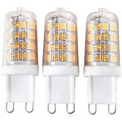 LED-Leuchtmittel Damian max. 3,5 Watt, 3-teilig