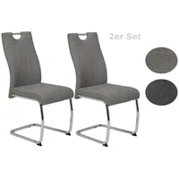 Hela Mid.you Schwingstuhl-Set, Grau, - 43x98x59 cm,