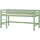 Hoppekids Halbhochbett Basic 90 x 200 cm pale green