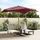 furnicato 300 x 300 cm Bordeauxrot