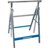 Silverline Arbeitsbock 226168, höhenverstellbar, klappbar, bis 150kg, aus Stahl