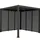 LECO Wand 93 cm zur Lamellenpergola DELUXE anthrazit