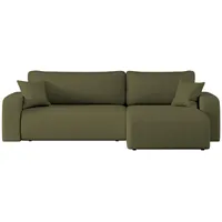 Kaiser Möbel Schlafsofa, Olivgrün, Holz, 274x82x145 cm, Wohnzimmer, Sofas & Couches, Schlafsofas