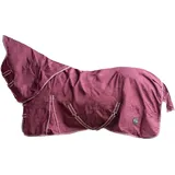 HKM Regendecke Pferd. Fleecefutter. abn. Halsteil. 165 cm weinrot bordeaux 16.5