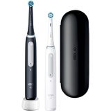 Oral B iO Series 4 matte black + 2. Handstück matte white + Reisetui