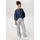 Aniston CASUAL Schlupfhose Casual Streifen-Dessin Beige/Jeansblau 46