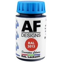 Alex Flittner Designs Lackstift RAL 3013 Tomatenrot seidenmatt 50ml Holz Metall Möbel Bad Retuschierlack Reparaturlack