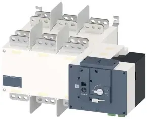 Siemens 3KC4358-0JA21-0AA3 SENTRON, Netzumschalter 3KC, fernbetätigt, RTSE, 3-polig, Iu: 2500 A 3KC43580JA210AA3