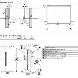 Siemens iQ500 KA93GAIEP Side-by-Side (560 l, 1787 mm hoch, Edelstahl)