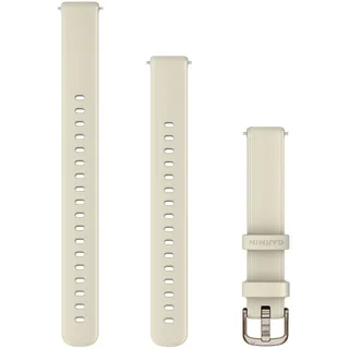 Garmin Lily 2 Armband 14 mm Silikon Kokosnuss/Cremegold