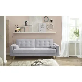deinbett Schlafsofa mit Bettkasten Fjord ¦ grau ¦ Maße (cm): B: 226 H: 88 T: 90.0