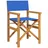 vidaXL Regiestuhl 58 x 92 x 21 cm blau