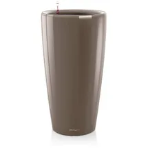 LECHUZA Rondo 32 Komplettset Ø 32 x 56 cm taupe hochglanz