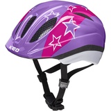 KED Kinder Meggy Trend Fahrradhelm, Lilac Stars, S (46-51cm)