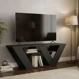 Dmora Pegasus TV-Lowboard 110x30x40 cm Anthrazit Holz