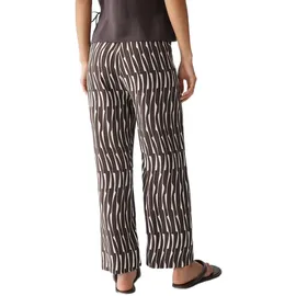 Opus Marou bamboo Wide Leg Hose Dunkelbraun 36