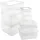 KEEEPER Aufbewahrungsbox Bea 3x1,7 L 2x5,6 L 3x18 L 8-tlg. transparent