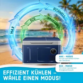 Kesser Kompressor Kühlbox 2in1 Doppelzone 49 l