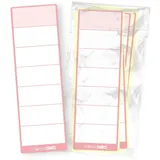 itenga Ordneretiketten 33106688 Rosa 6,0 x 19,0 cm 10 Blatt