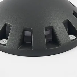 LINDBY Außenleuchte Aluminium IP67 10 W 1-flammig schwarz