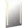 GLOBO LIGHTING LED Spiegelleuchte Rivas silberfarben, Leuchten, Spiegel/Touch Ein/Aus/IP44/Touchdimmer/BxH: 500x610mm