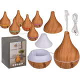 Out of the Blue Luftbefeuchter/Öl-Diffuser, Wooden Optic II 1 St