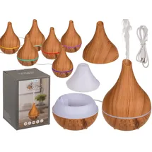 Out of the Blue Luftbefeuchter/Öl-Diffuser, Wooden Optic II 1 St