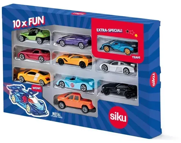 SIKU 0450 - 10er Set Sportwagen