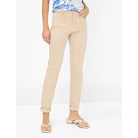 Brax Damen, Five-Pocket-Hose Style MARY ALMOND, denim beige, Gr.