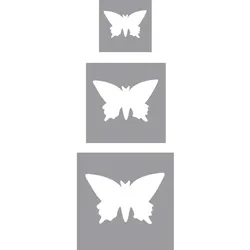 rayher Motivstanzer-Set Schmetterling 1,6cm+2,54cm+3,81cm