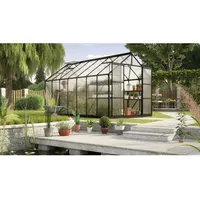 Vitavia Gewächshaus Uranus 11500 Schwarz 11,5 m2 inkl. Fundament