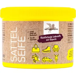 B + E Sattelseife mit Schwamm GELB 500ML