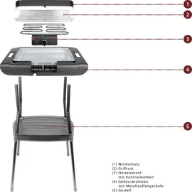 Clatronic Barbecue-Standgrill BQS 3508