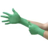 Microflex Ansell 73-847 Einweg-Neoprenhandschuhe Puderfrei, Exzellenter Schutz bei Mechanik-, Industriel- und Chemikalienarbeiten, Latexfrei, Grün, Größe L (100 Handschuhe)
