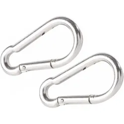 Karabinerverschluss - Karabiner silber 2 CM