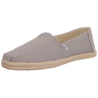 TOMS Herren Alpargata Rope Classic Flacher Slipper, Medium Grey,