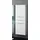Fackelmann Kara Hochschrank 61 x 176 x 32 cm Weiß Glas/MDF/Spanplatte