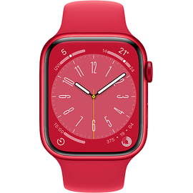 Apple Watch Series 8 GPS + Cellular 45 mm Aluminiumgehäuse product(red), Sportarmband (product)red