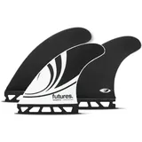 Futures Thruster Fin Set Sharp Eye Honeycomb M Fin 25, Farbe: Weiss, Finnenbox: futures