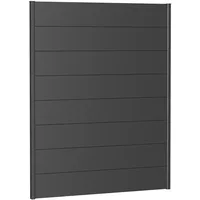 Biohort Wandpaneel für Sichtschutz 150 x 180 cm dunkelgrau