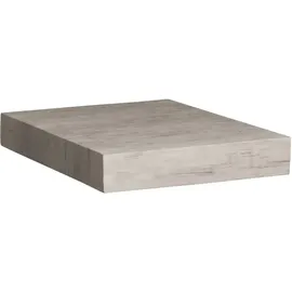 5Five Wandregal Eiche 23,5cm Grau
