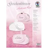Buntpapierfabrik Ludwig Bähr URSUS Geschenkboxen "Hochzeit Rose"